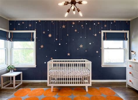 nursery stars and moons|outer space themed baby room.